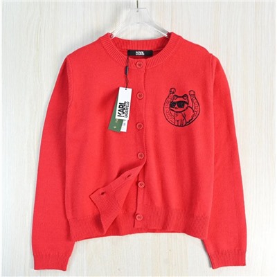 Женский кардиган с вышивкой из тонкой шерсти КАР*Л 😎