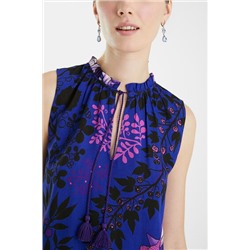 Blusa estampado jacquard