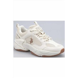 U.S. Polo Assn. 2m Maybe Wmn 2fx Kadın Krem Günlük Spor Ayakkabı - 101081720 TYC00462906277