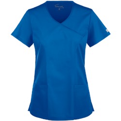 UA Butter-Soft STRETCH Scrubs V-Neck Mock Wrap Top