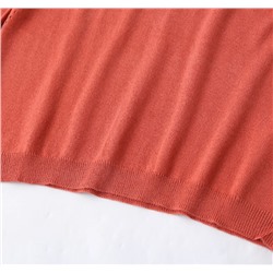 Женский ​​мягкий и универсальный, эластичный трикотажный свитер