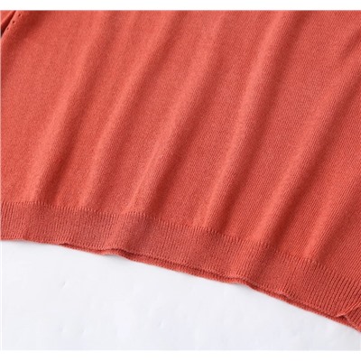 Женский ​​мягкий и универсальный, эластичный трикотажный свитер