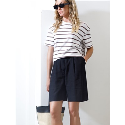 Шорты изо льна с вискозой