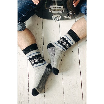 Носки шерстяные мужские Снегопад