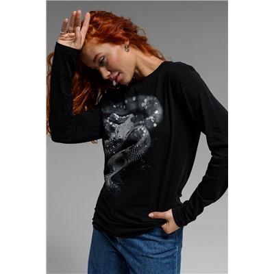 8516 Футболка с длинным рукавом женская