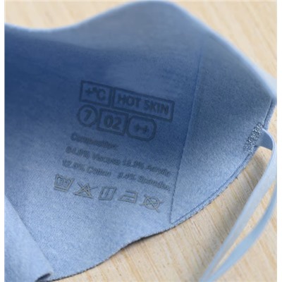 Мягкая и комфортная бархатная трёхмерная защитная маска для ежедневного использования СК