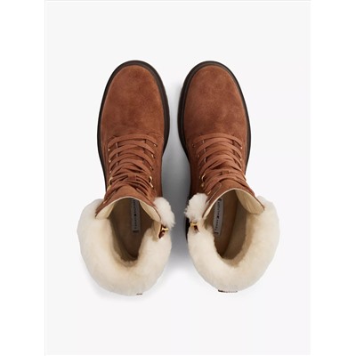 Top Gift Suede Lace-Up Boot