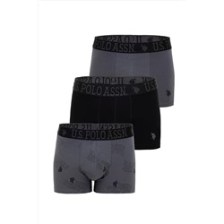 U.S. Polo Assn. Erkek 3'lü Boxer Takım 50310665-vr006