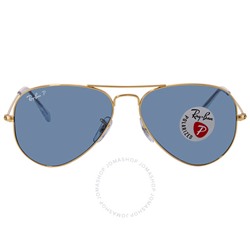 RAY-BAN  Aviator Classic Polarized Blue Unisex Sunglasses