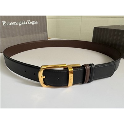 Мужской двухсторонний ремень в деловом стиле  Ermenegild*o Zegn*a