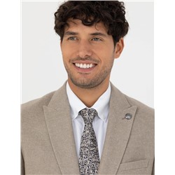 Bej Ekstra Slim Fit Blazer  Ceket