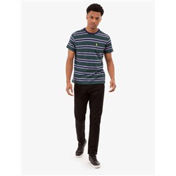BIRDSEYE STRIPE JERSEY T-SHIRT