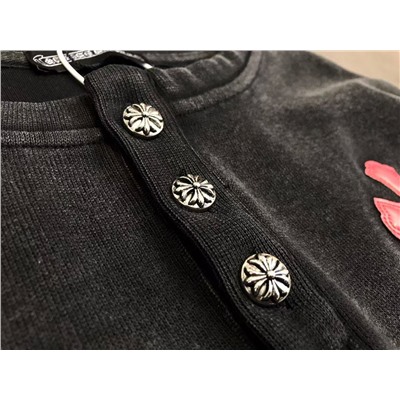 Плотный лонгслив с пуговицами  Chrom*e Heart*s    Унисекс модель