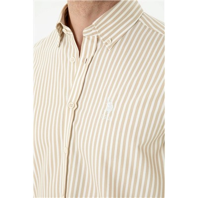 Erkek Taş Uzun Kollu Gömlek