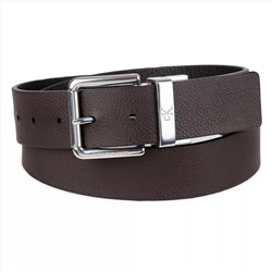 Pebbled Leather Reversible Jean Belt