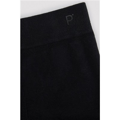 Penti Erkek Dikişsiz Siyah Boxer