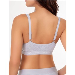 3PK MOLDED CUP CLOSED BACK BRAS WITH ADJUSTABLE STRAPS