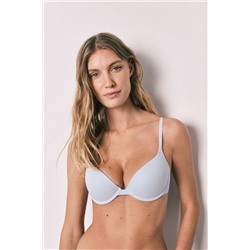 Sujetador push up algodón azul GORGEOUS