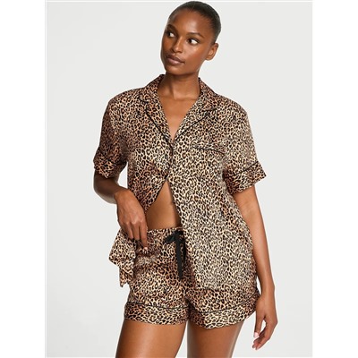 Victoria's Secret Glazed Satin Short Pajama Set
