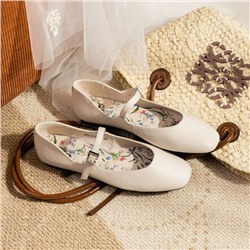 Женские кожаные балетки