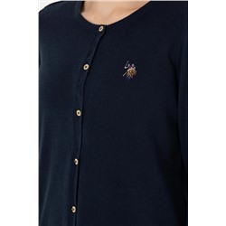 Kadın Lacivert Basic Triko Hırka