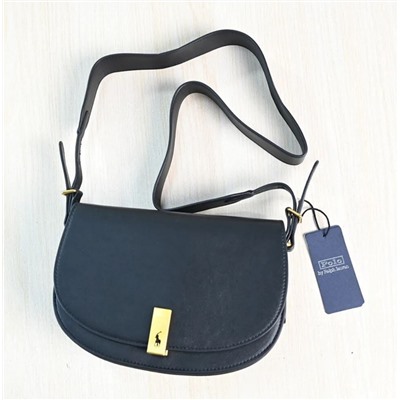 Изысканная кожаная сумка-седло RALPH LAURE*N