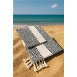 Fabric Box, %100 Doğal Pamuk Elmas Peştemal Banyo Havlusu Türk Havlusu Hamam Plaj Havlusu