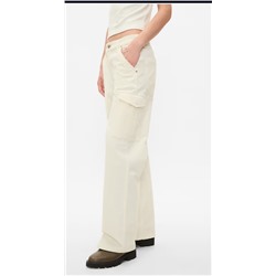 Mid Rise Corduroy '90s Loose Cargo Pants