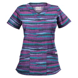 UA Knit Worthy Navy Scrub Top