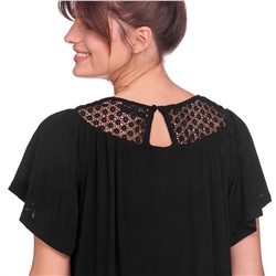 Damen Bluse in Crepp-Optik