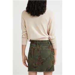 Minifalda de camuflaje floral