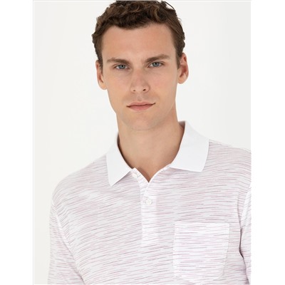 Ekru Regular Fit Polo Yaka Tişört