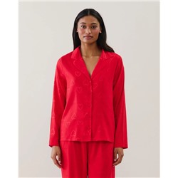 Camisa de sat én estampada