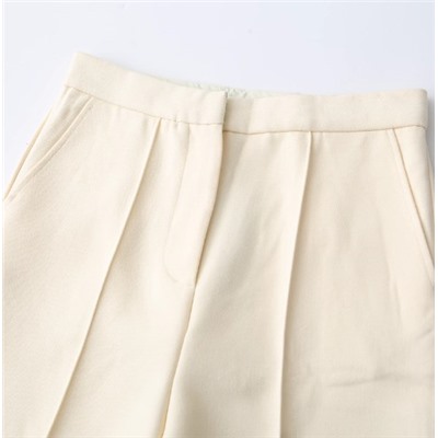 Женские прямые брюки с высокой талией