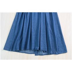 Женственный сарафан на пуговицах из мягкой джинсовой ткани. Экспорт