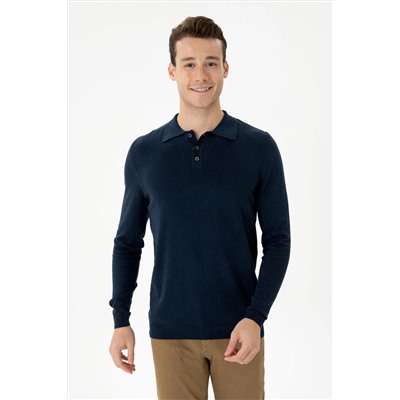 Erkek Lacivert Kazak