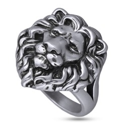 Кольцо Король лев (покрытие античное серебро), Есть комплект