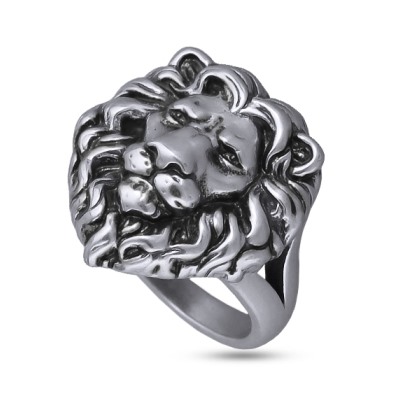 Кольцо Король лев (покрытие античное серебро), Есть комплект