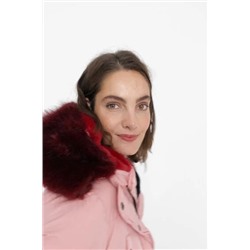 Abrigo largo acolchado recto