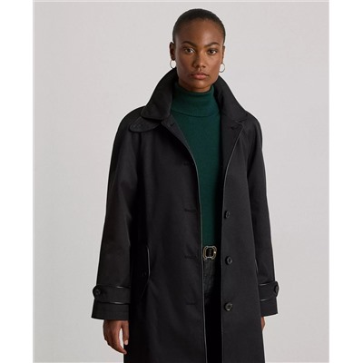 Lauren Ralph Lauren Women's Buttoned Maxi Trench Coat