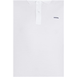 Erkek Beyaz Basic Polo Yaka Tişört