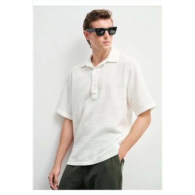 Mavi Ekru Gömlek Regular Fit / Normal Kesim 0211619-70057