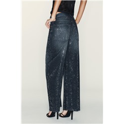 JEANS TRF BAGGY STRASS