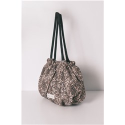 Bolso reversible nylon animal print