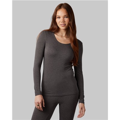 WOMEN'S MIDWEIGHT BASELAYER SCOOP TOP
