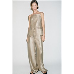 HIGH-WAIST STRAIGHT TROUSERS SET