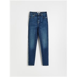 Slim-Jeans mit hoher Leibhöhe