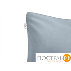 113310110-сгL04 Наволочка Satin Luxe 52х74 Дымчато-синий