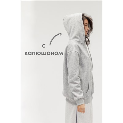 Худи на молнии с капюшоном