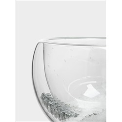 Кружка, 270 мл, 2 шт, стекло Б, с ягодами и еловыми ветками внутри, Wind-mystery